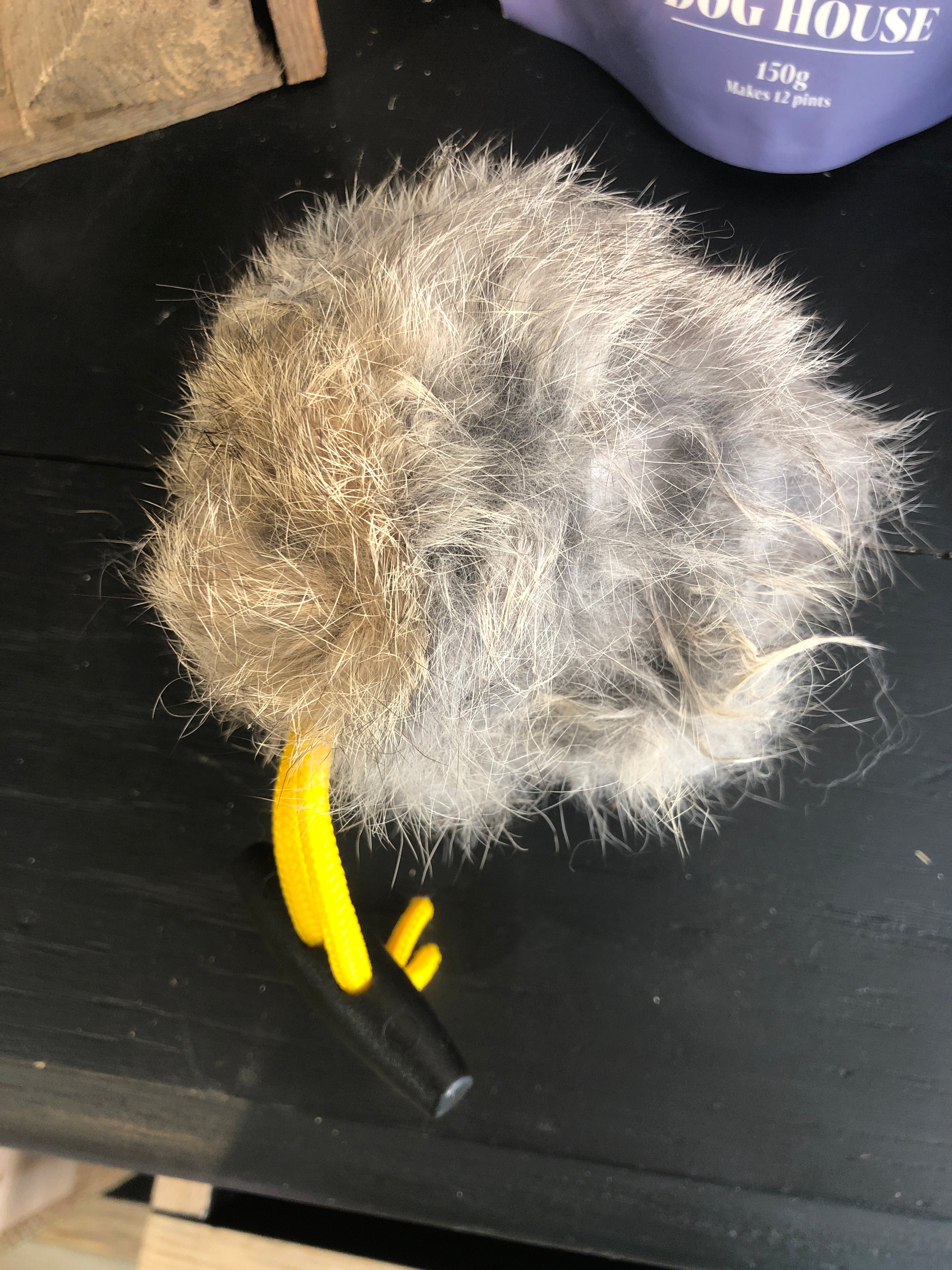 Sporting Saint Rabbit Ball - Real Fur Dog Training Retrieve Ball