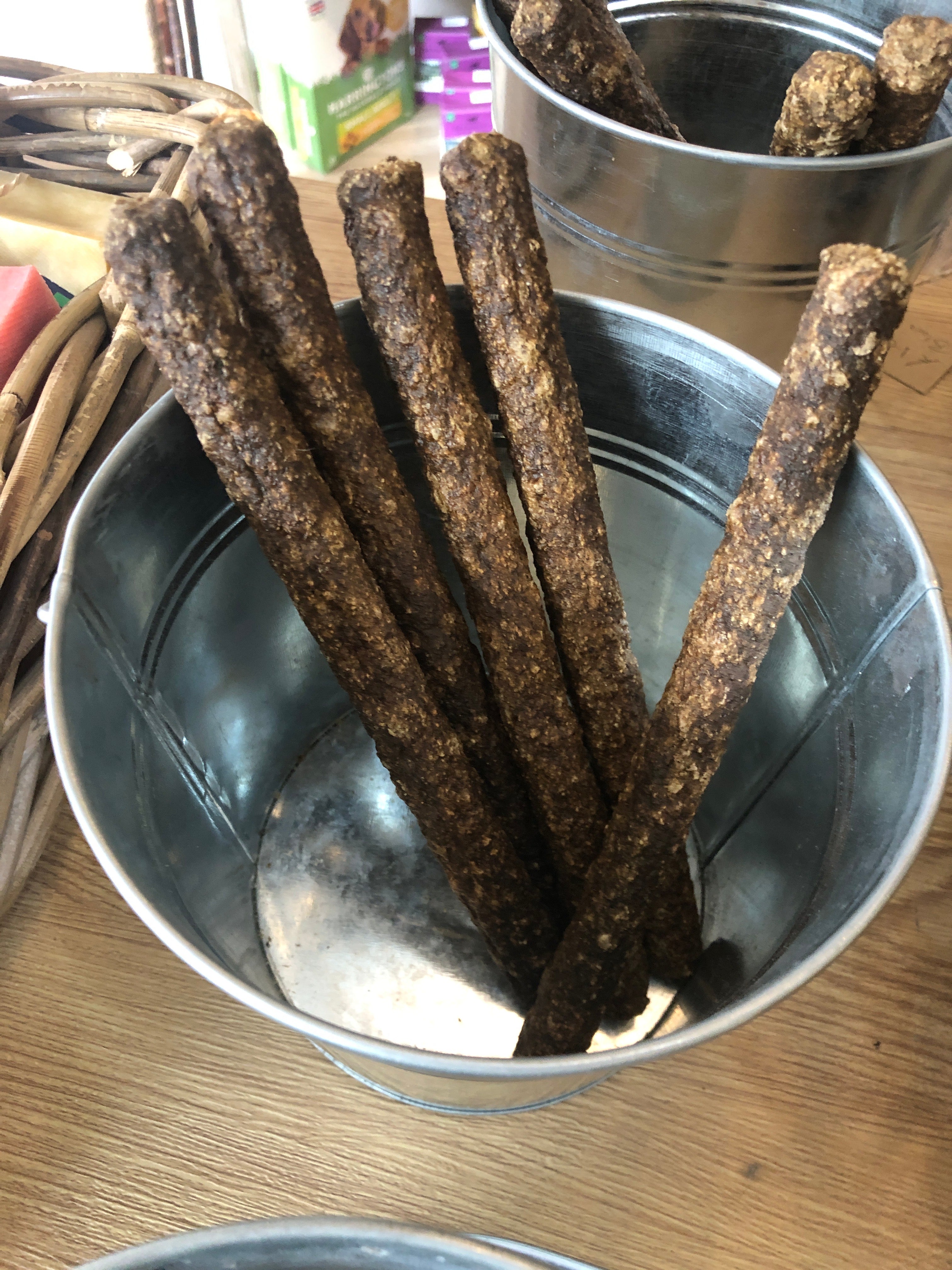 Beef & Vegetable Sausage Dog Treat - £1
