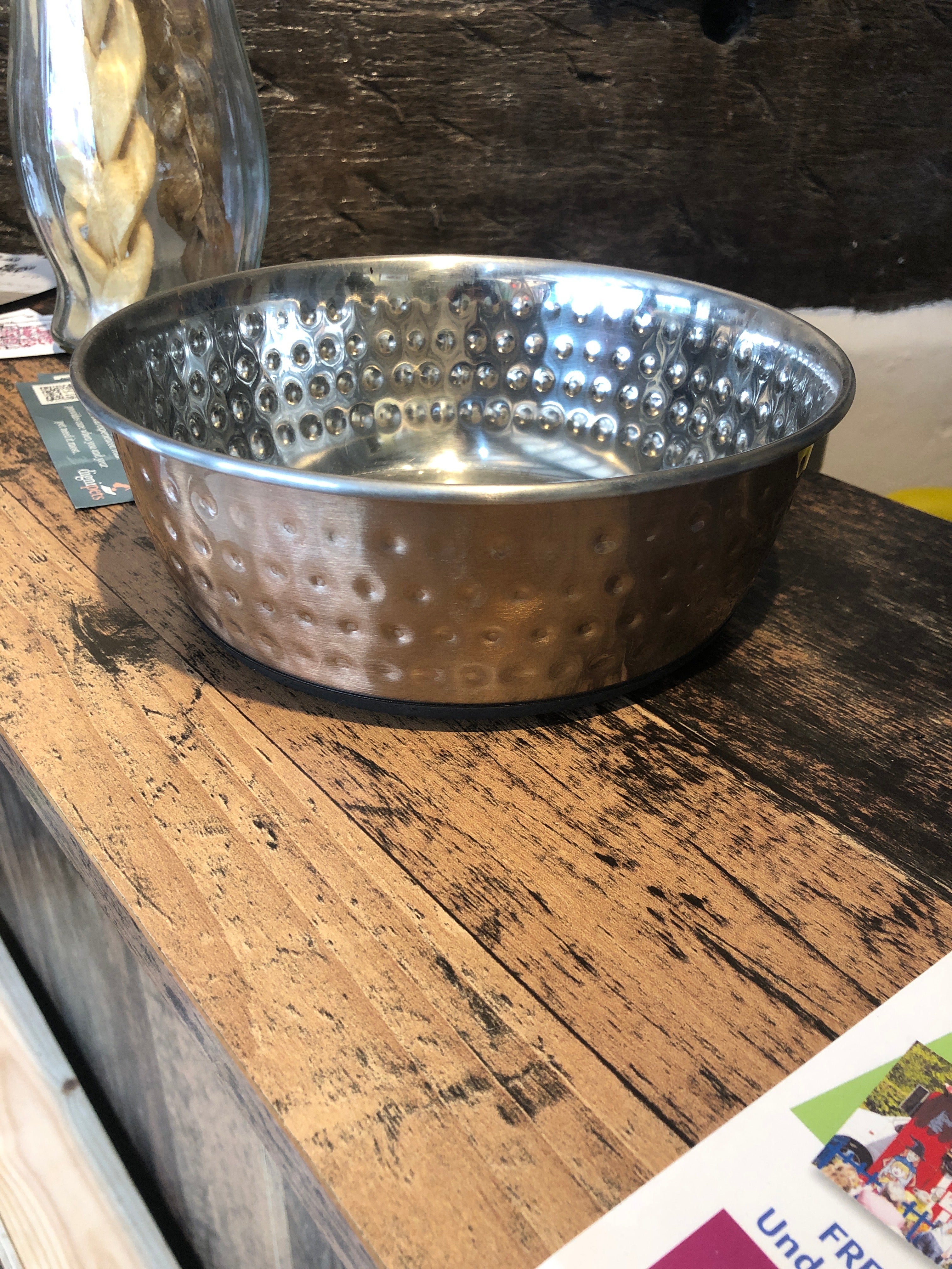 Classic Luxury Copper Colour Embossed Stainless Steel Dish 1900ml