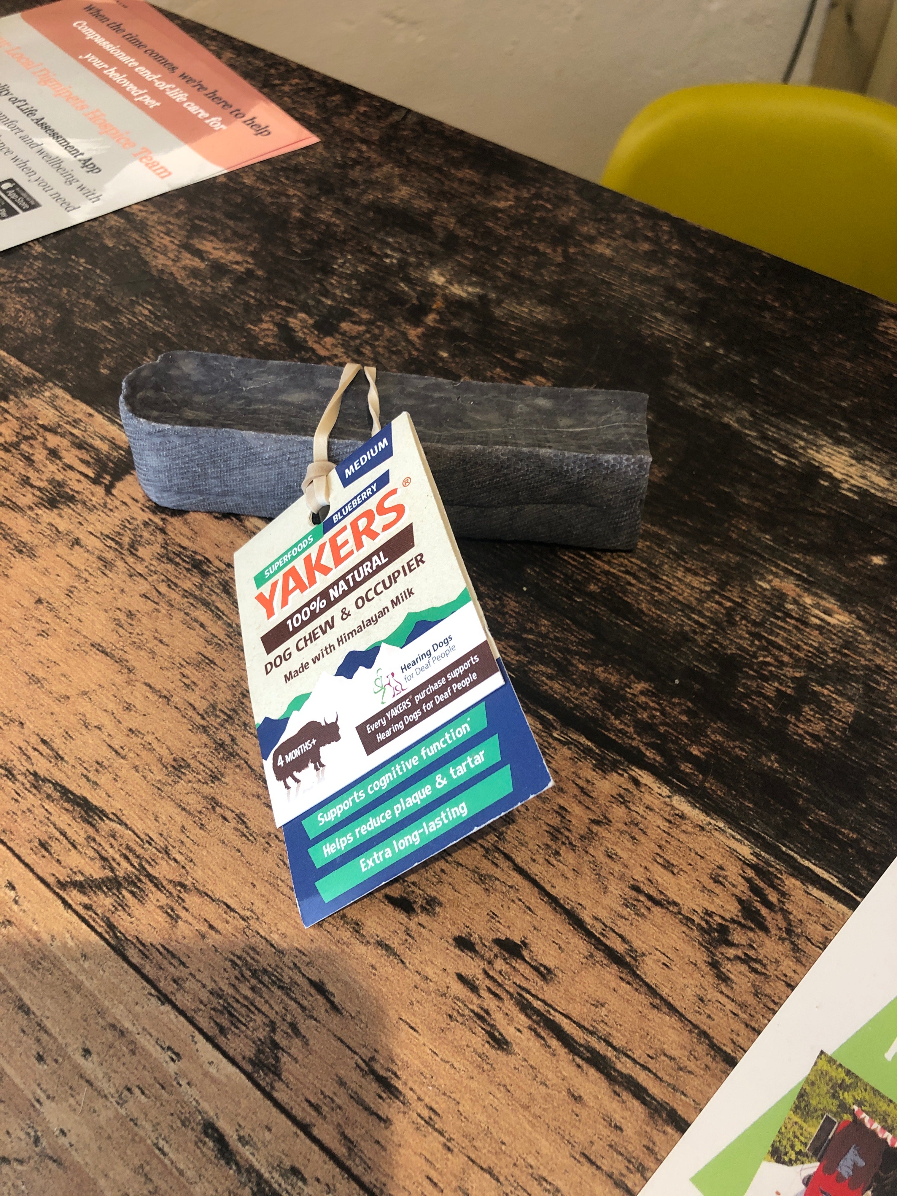 Yakers Blueberry Dog Chew – Medium