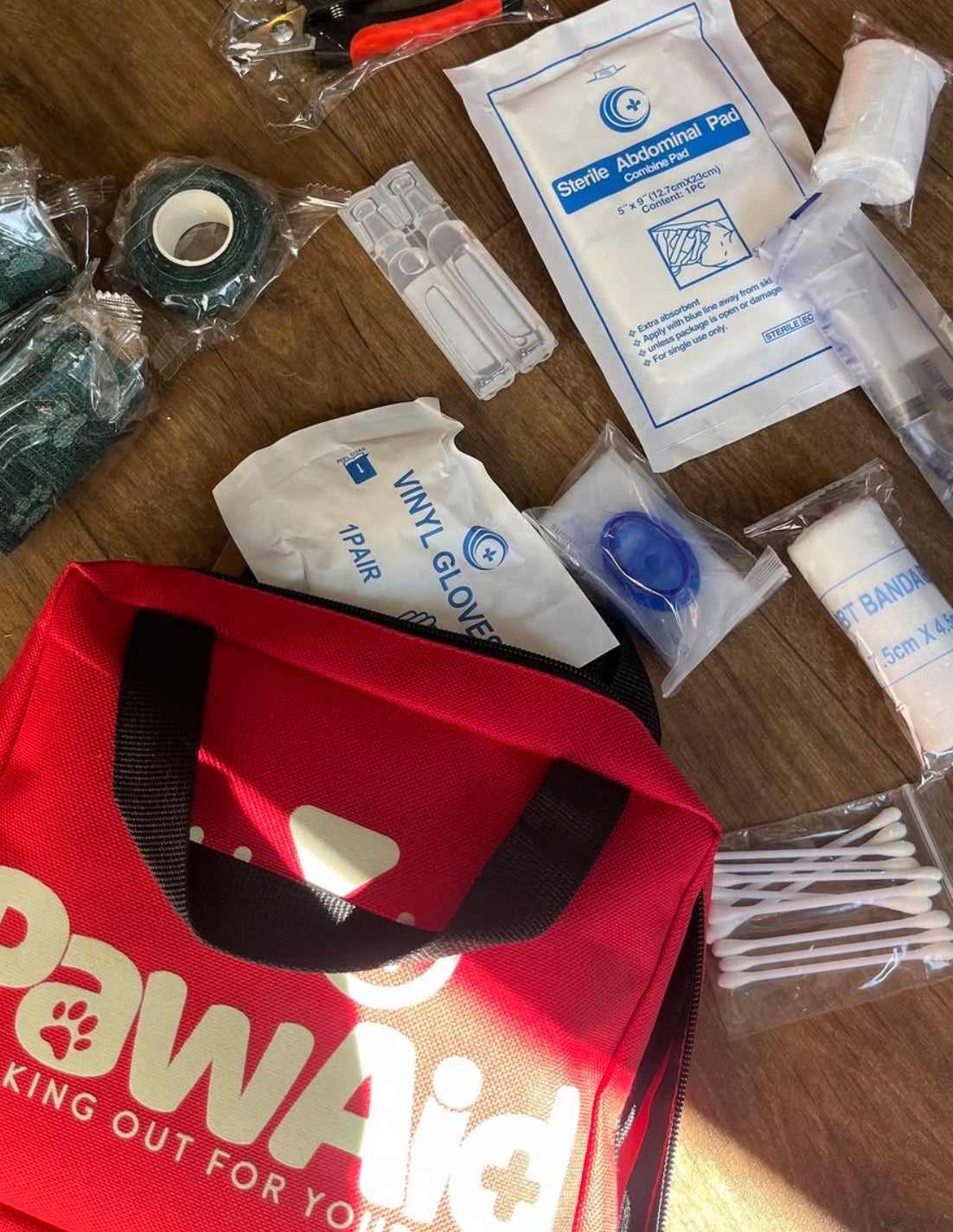Paw aid first aid kit