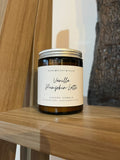 Vanilla pumpkin latte candle
