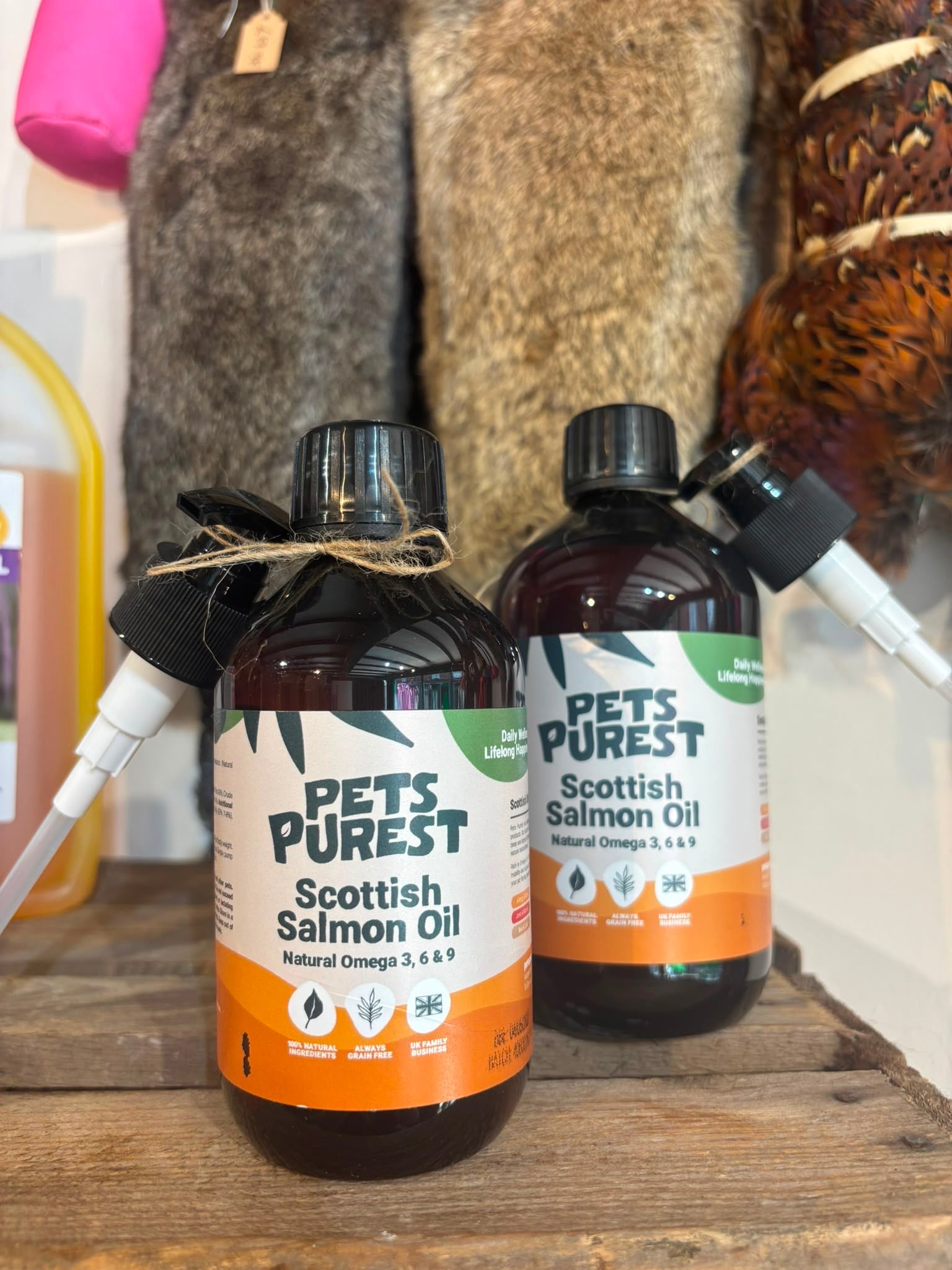 Pets Purest Natural Scottish Salmon Oil for Dogs & Cats