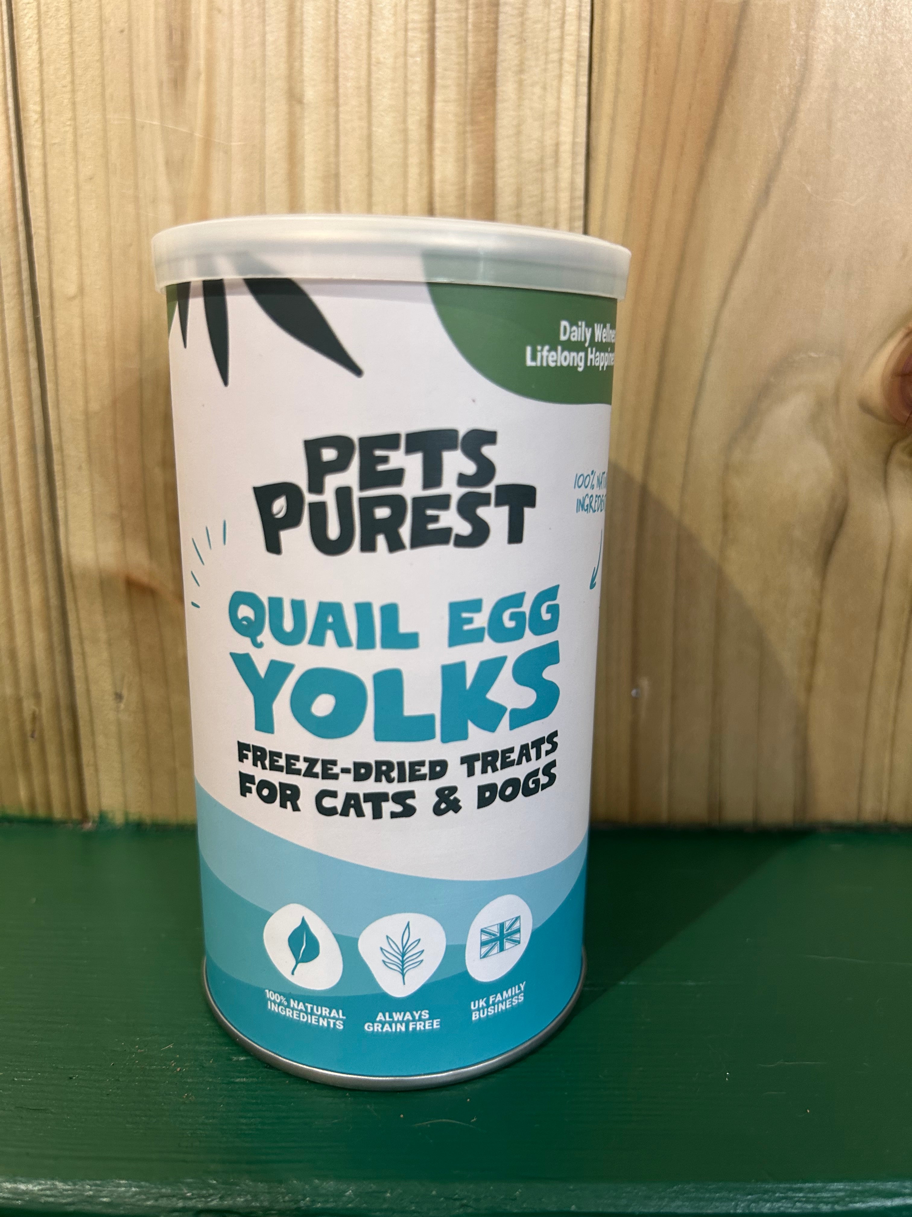 Pets Purest Freeze-Dried Quail Egg Yolk