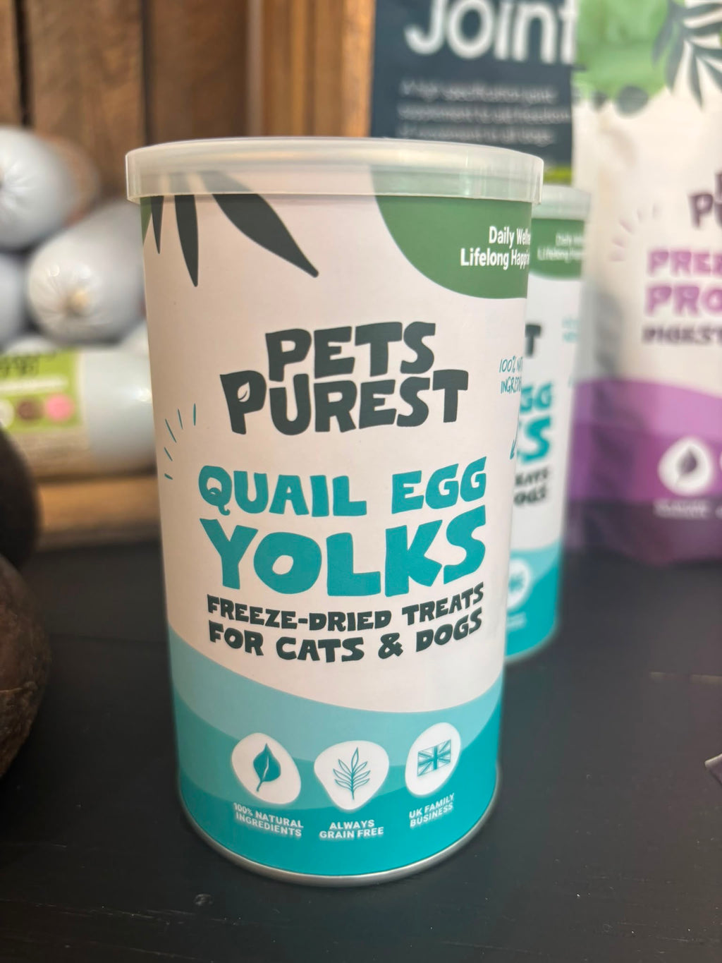 Pets Purest Freeze-Dried Quail Egg Yolk