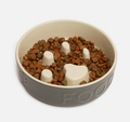 Scruffs Classic Dog Slow Feeder Bowl Grey 20cm